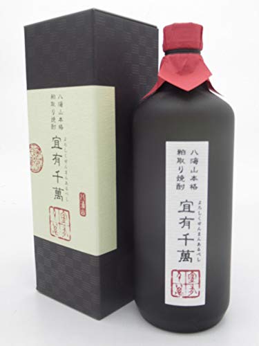 Amazon.co.jp: 八海醸造 宜有千萬 3年貯蔵 箱付き 本格粕取り焼酎 40度